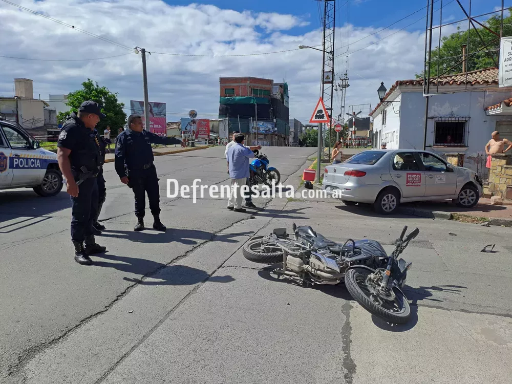 Sinistro vial en ohigings y Zuviria 2