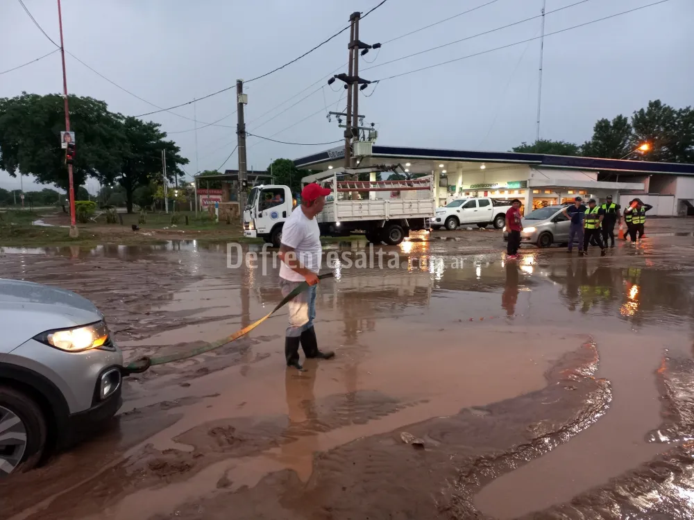 Temporal en Rivadavia. 