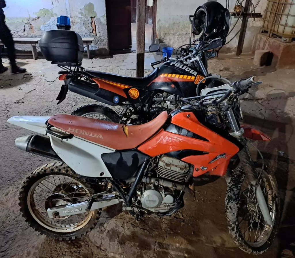 Secuestro motocicleta