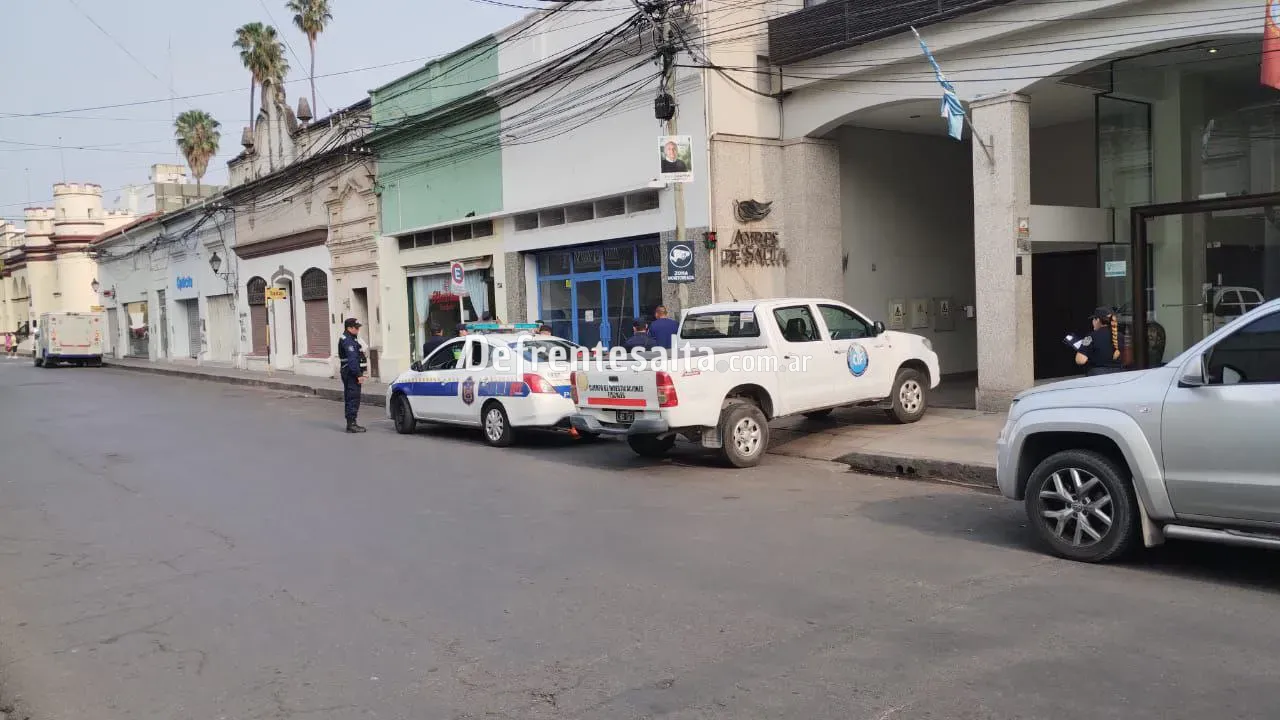 Hallazgo en un hombre en pleno centro. 