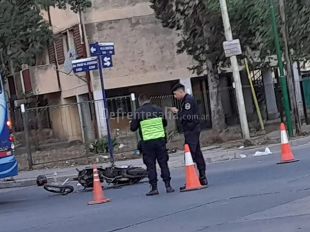 Accidente en barrio Castañares 2