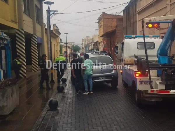 Borrachos en pleno centro.