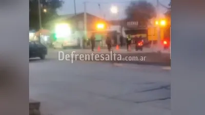 Accidente en barrio solidaridad.