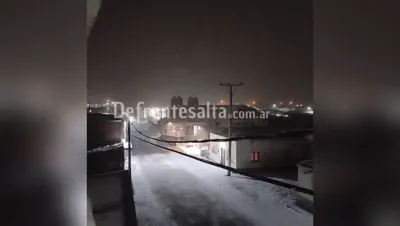NIeve en San Antonio de los Cobres.