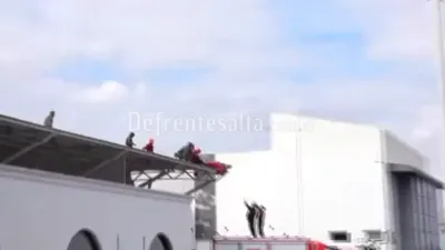 Así rescataron al hombre en el CCM.