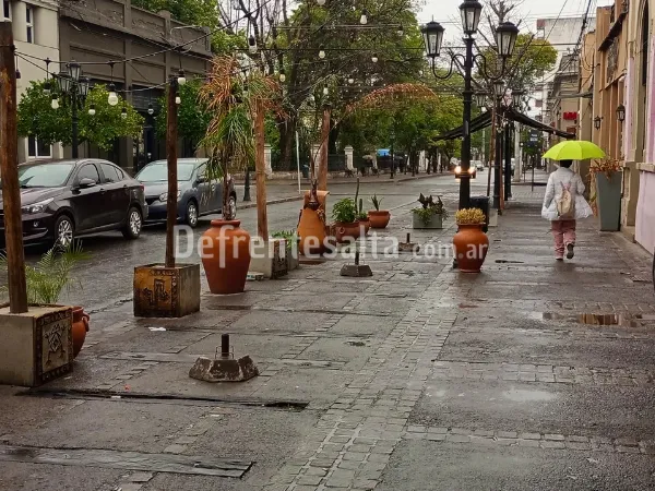 Tiempo lluvioso. La Balcarce.