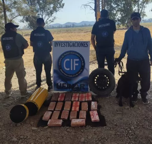 Secuestro cocaína Las Pavas