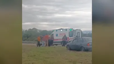 Accidente en la autopista de Circunvalación Oeste.
