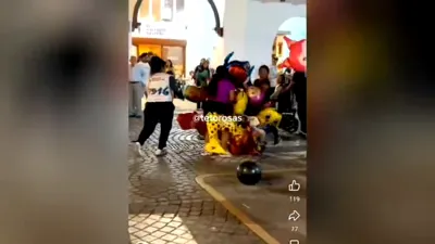 Enfrentamiento de vendedoras ambulantes