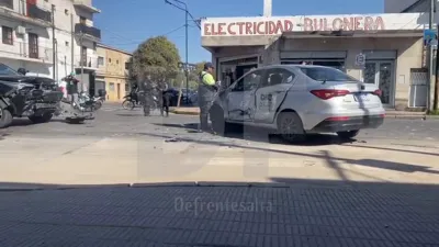 Violento accidente.