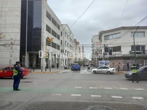 Semáforos fuera de servicio.