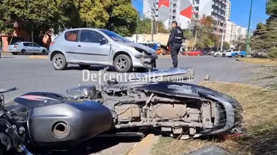Siniestro vial en avenida Bolivia.