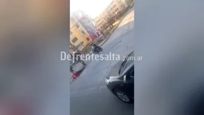 El motociclista lesionado.