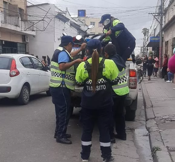 Secuestro motocicletas microcentro