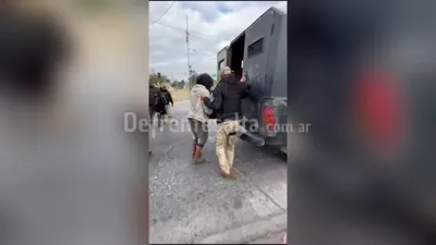 Así detuvieron a trapitos.