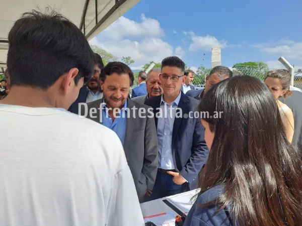 Sáenz y Morello en el HUB de Vaqueros.