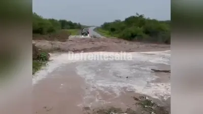 Ruta Nacional 68 cortada entre Moldes y La Viña