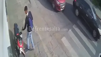 Robo en avenida Uruguay.
