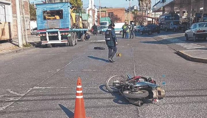 Siniestro vial motocicleta