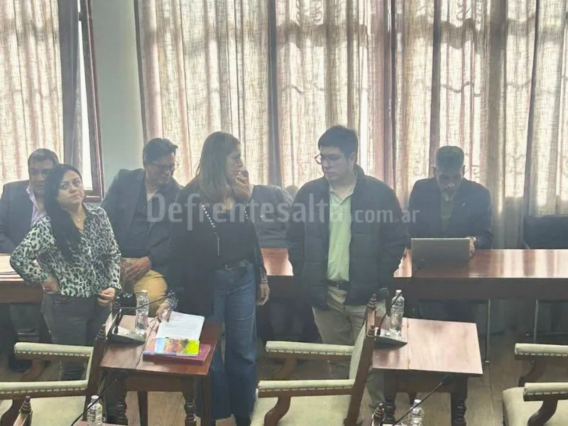 Pablo López en el Concejo Deliberante.