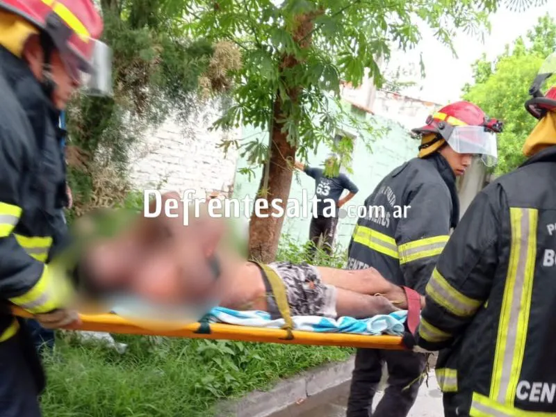 Así resctaron al damnificado.