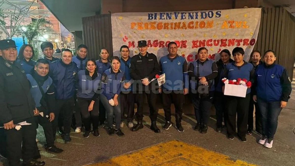 peregrinación azul