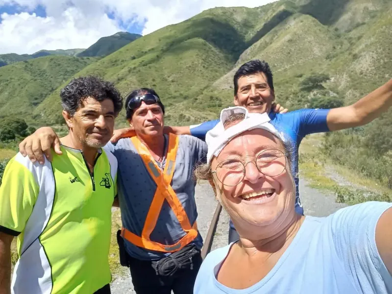 Peregrinos de Perú. 