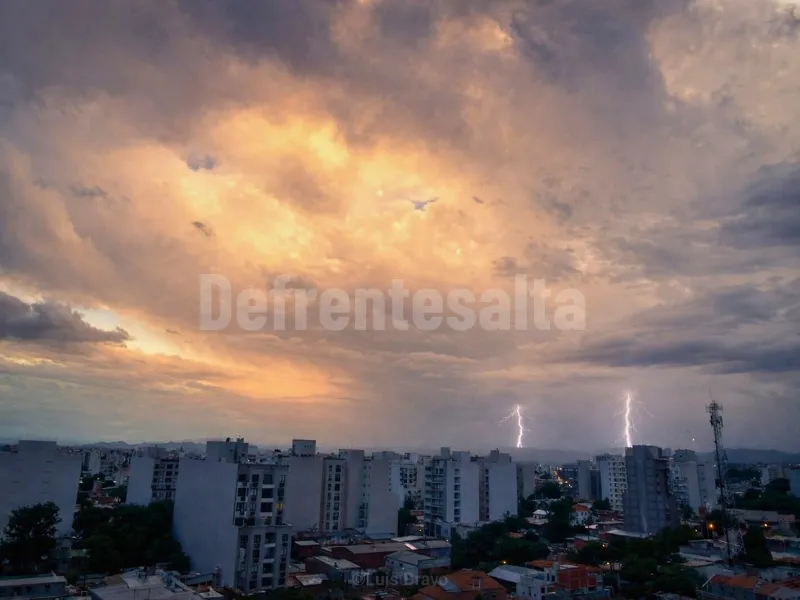 Alerta por tormentas en Salta. Foto: Luis Bravo.