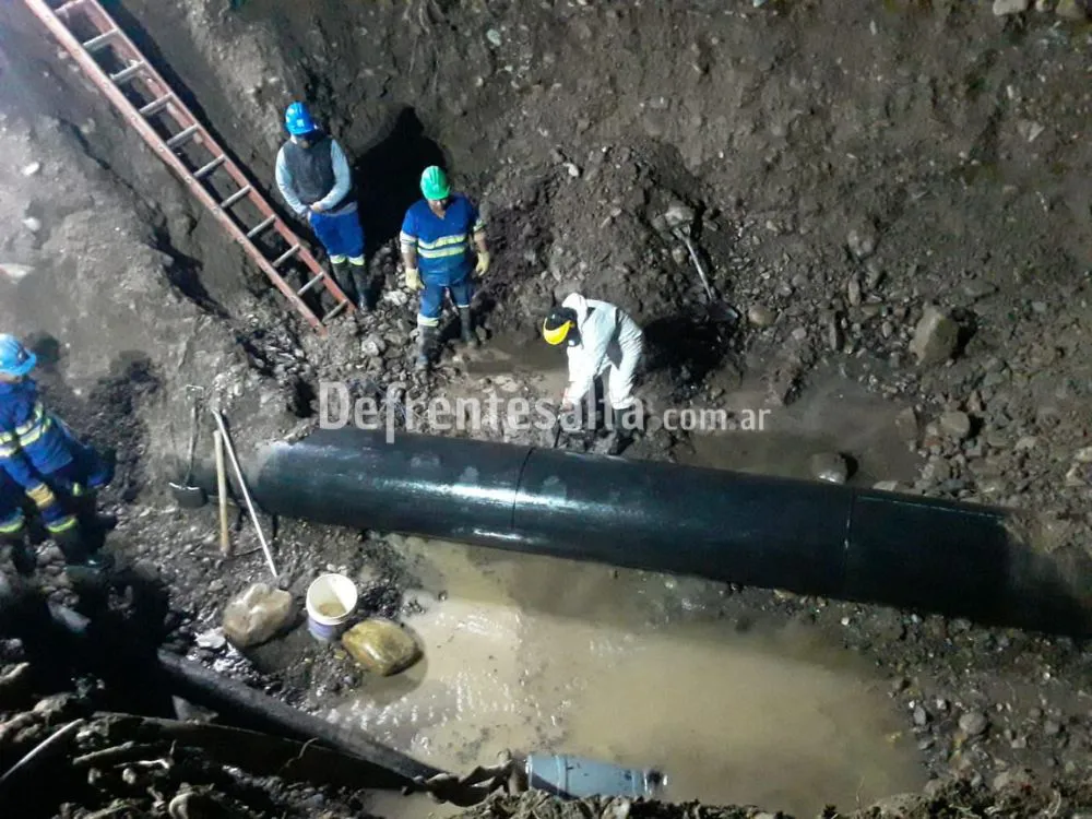 Reparan el acueducto Campo Alegre.