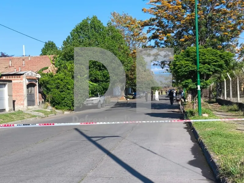 Homicidio en barrio Santa Ana.
