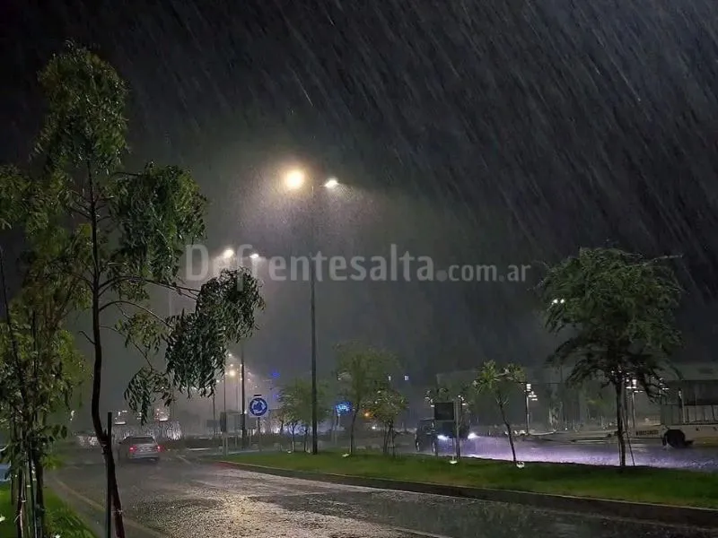 Lluvias en Salta. 