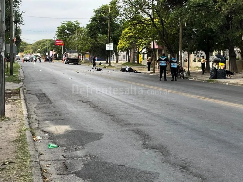 Murió motociclista en Cerrillos.