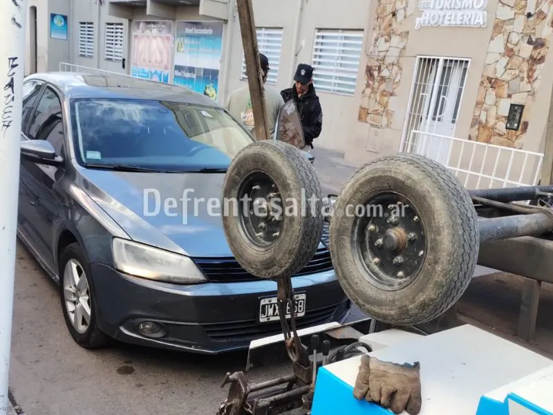 Inspectores secuestran el vehículo del ebrio.