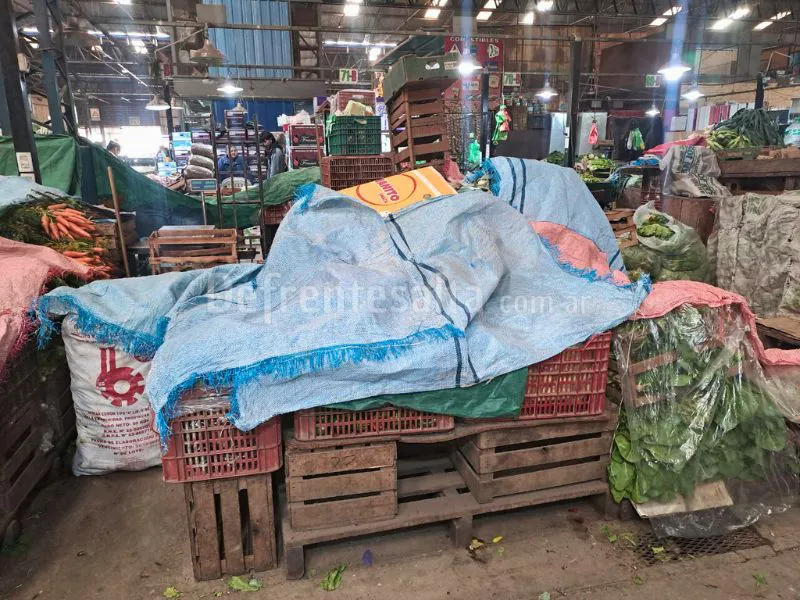 El puesto de la señora. 