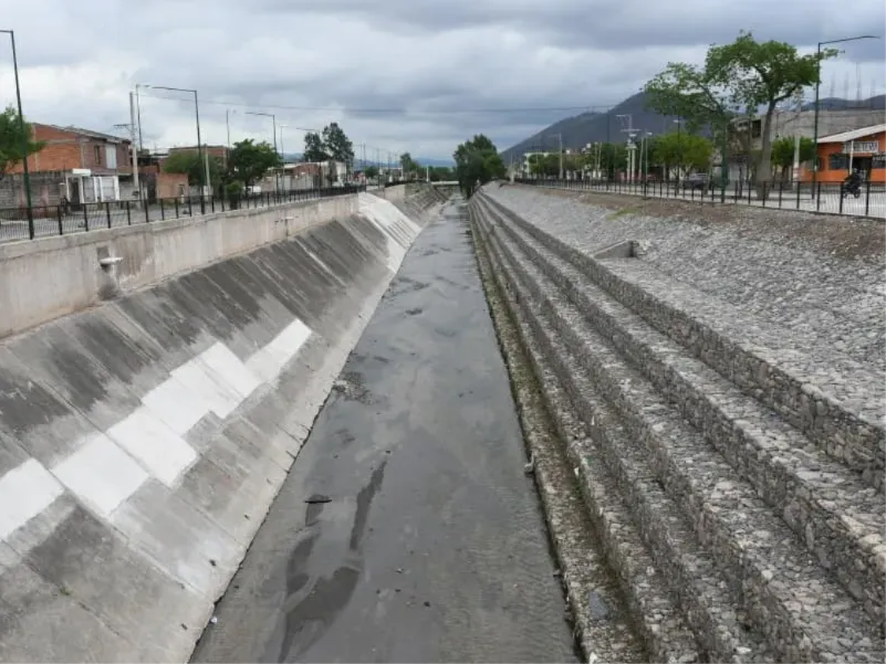 La obra del canal Yrigoyen finalizada.
