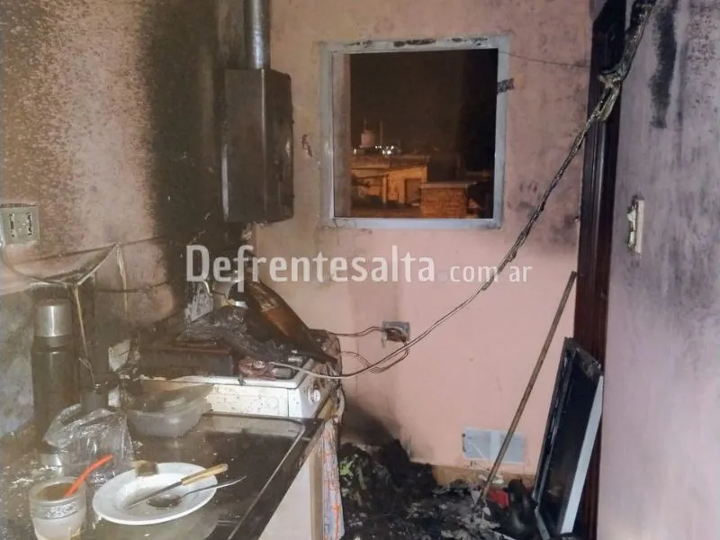 incendio en S. Morales al 800.