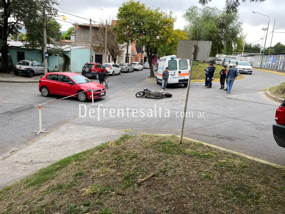 Siniestro cerca de la Municipalidad. Eva Avila.