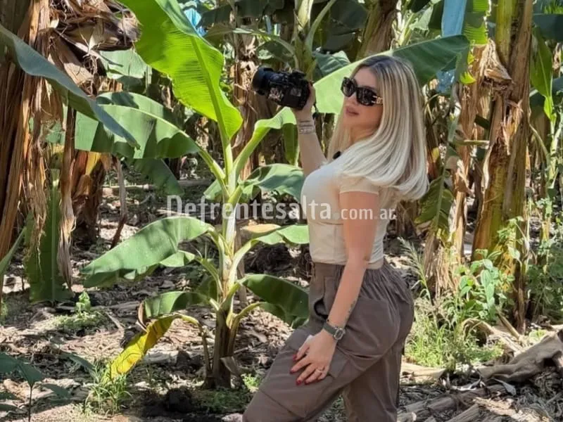 Wanda Nara en Salta. 