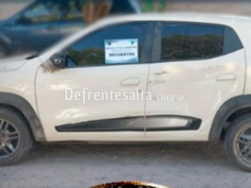 Uno de los vehíulos recuperados.