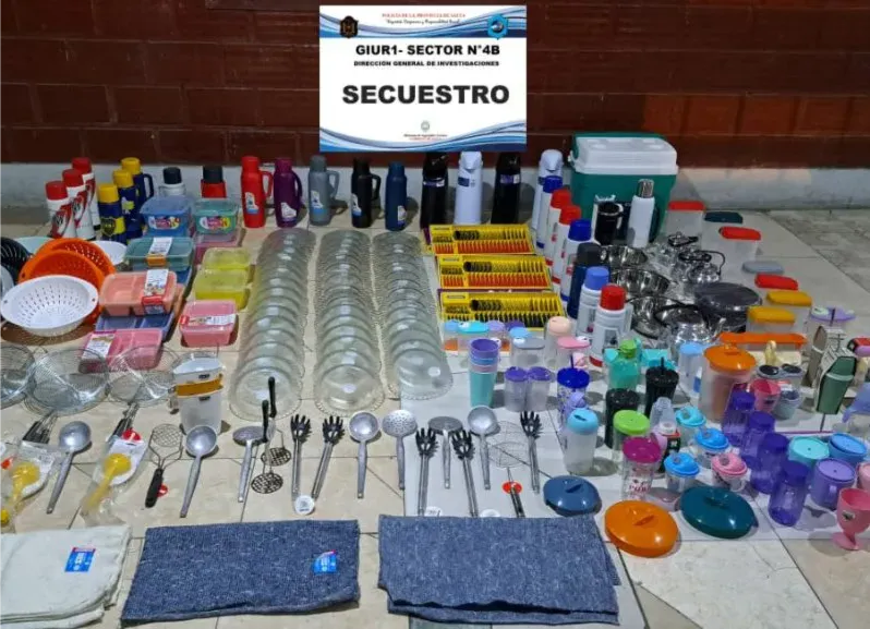 Los elementos secuestrados.