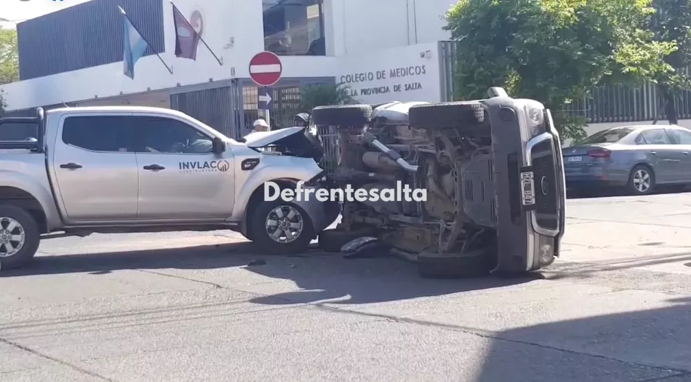 Choque y vuelco