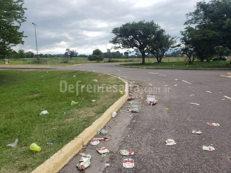 Una mugre en el Centro de Convenciones.