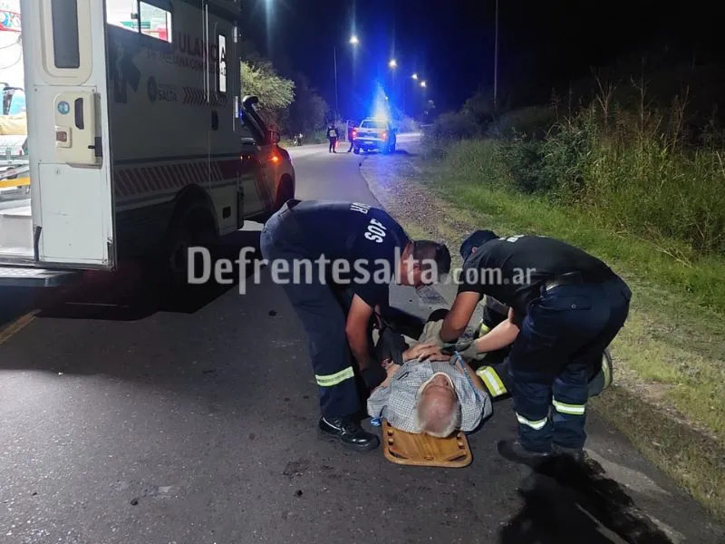 Choque frontal en RN68.