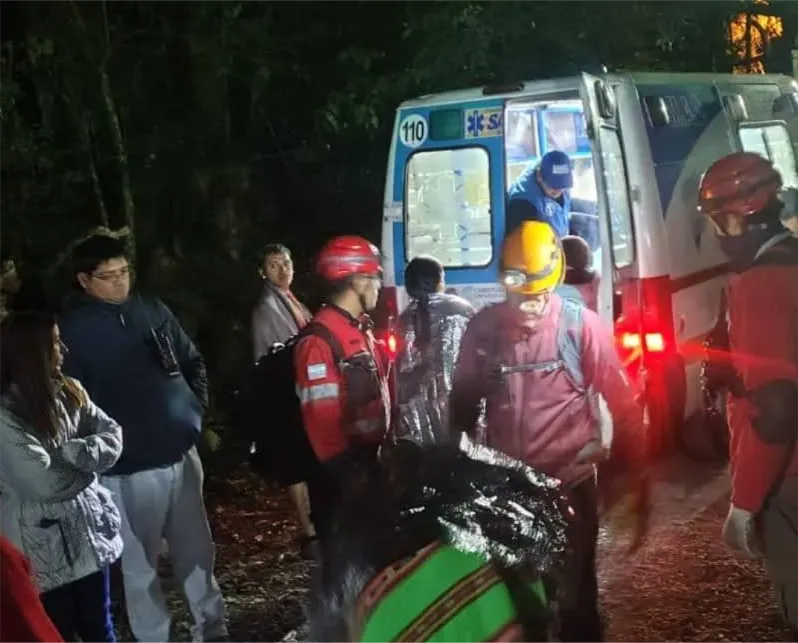 Rescate de personas en San Lorenzo.