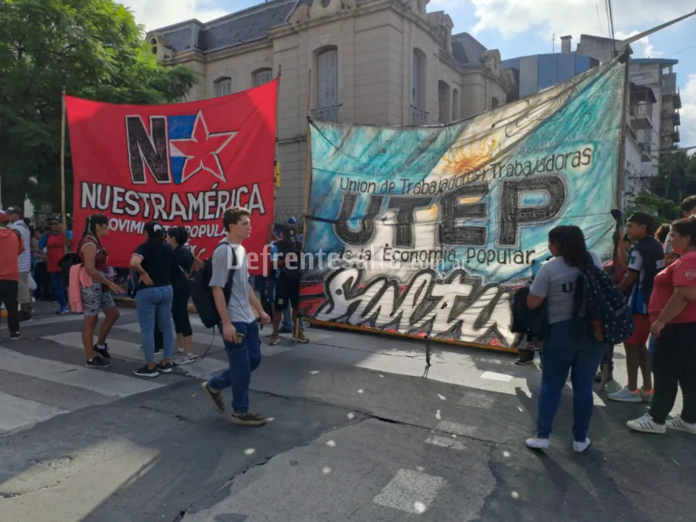 Marcha de organizaciones sociales