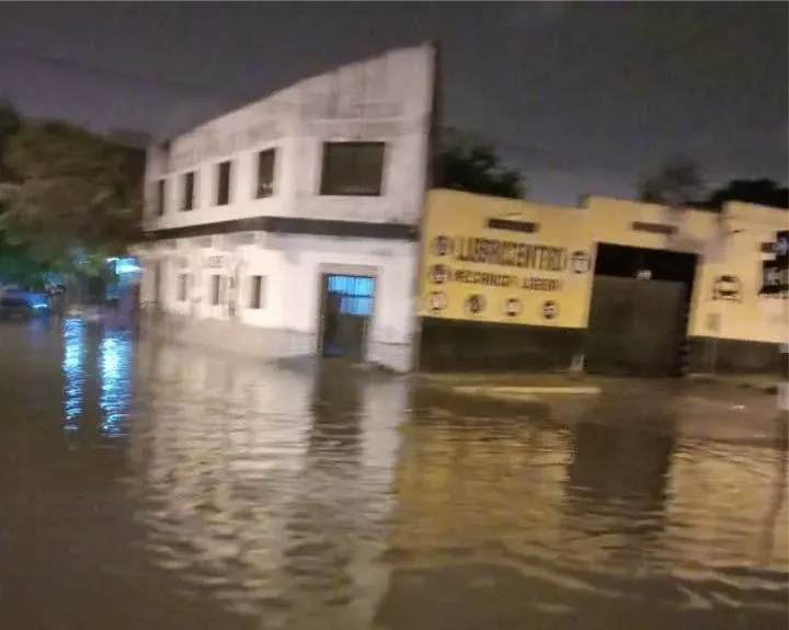 Inundación en San Luis y Lamadrid