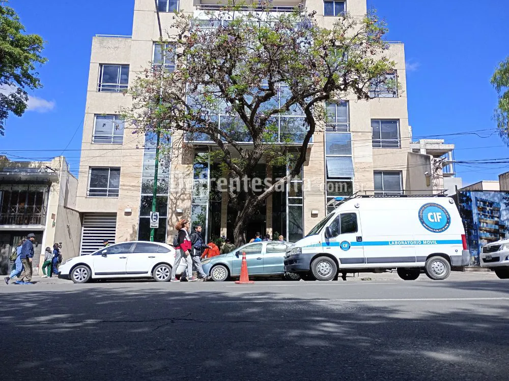 Hallazgo de una mujer en Sarmiento al 400. Sol Salas.