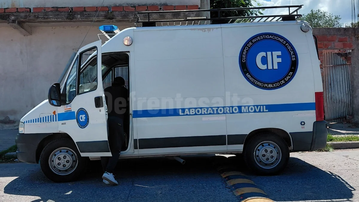 Operativo del CIF por el hallazgo de un hombre sin vida en una vivienda de Salta.