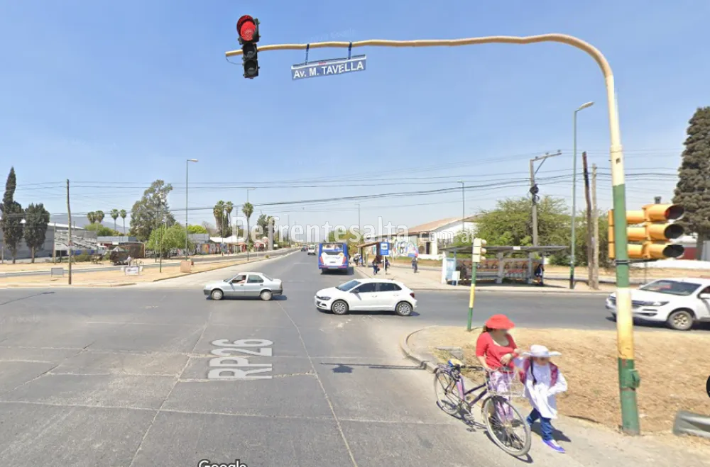 Ruta 26 y avenida Tavella