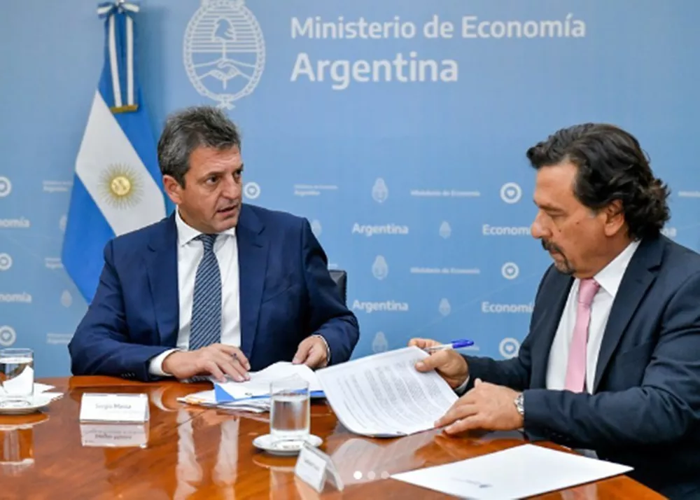 Sergio Massa y Gustavo Sáenz